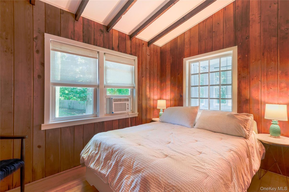 Bedroom, Interior, Wood Texture Flooring, Wooden Walls