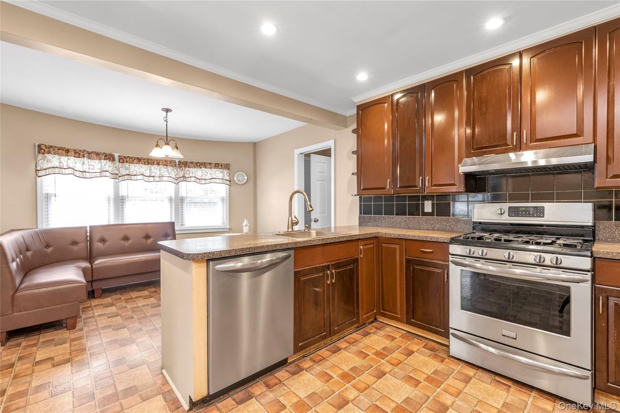 Interior, Kitchen, Recessed Lighting, Stainless Steel Appliances