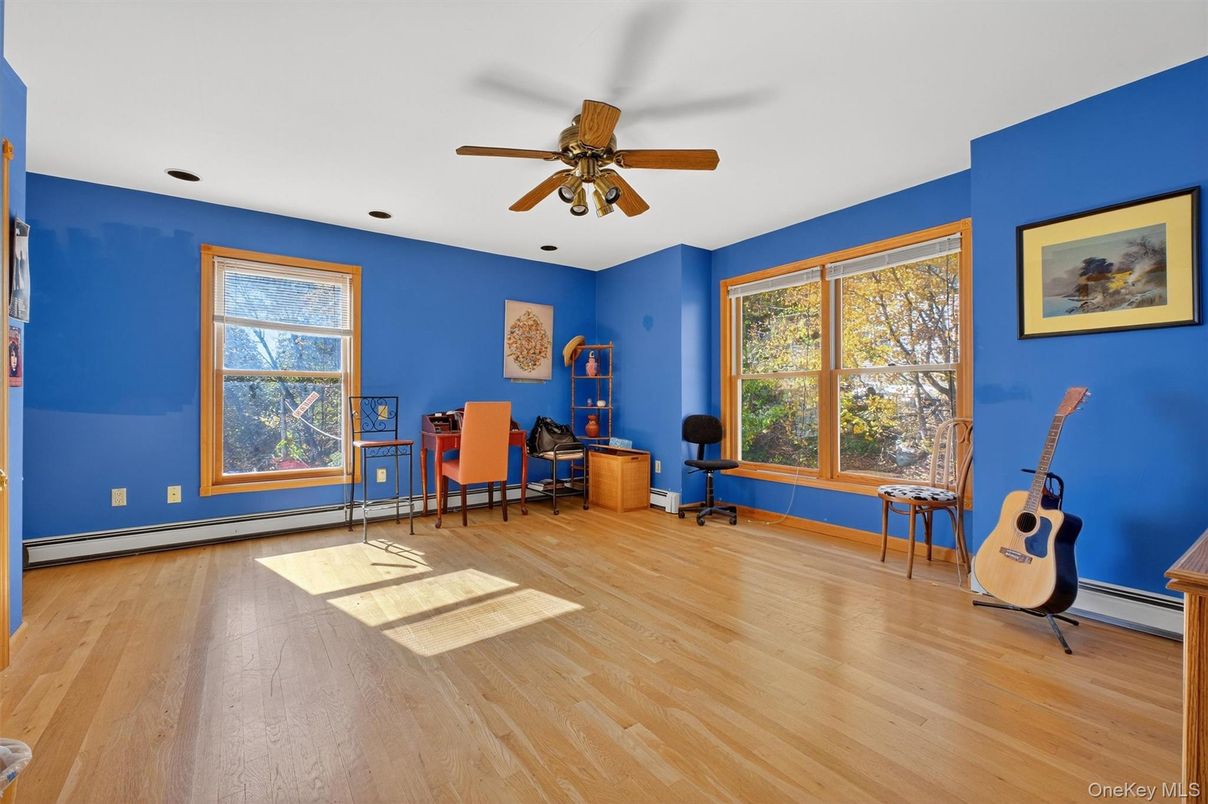 Home Office, Interior, Wood Texture Flooring