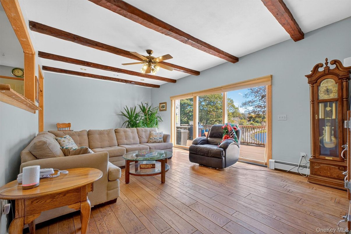Interior, Living room, Wooden Beams, Wood Texture Flooring