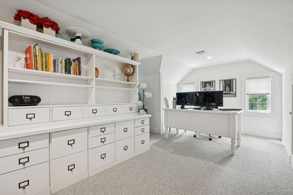 Home Office, Interior, Recessed Lighting