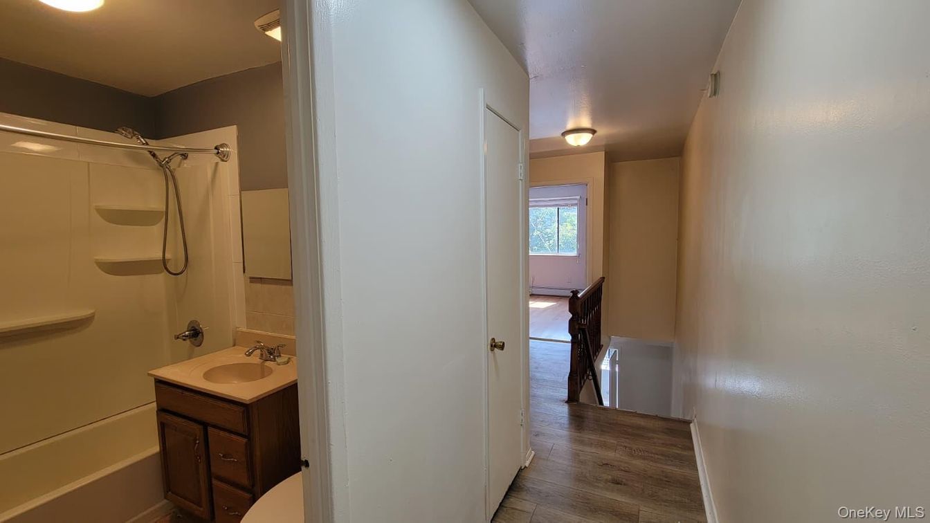 Bathroom, Interior, Wood Texture Flooring