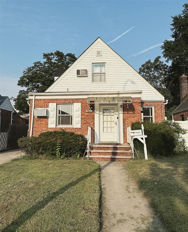 Exterior, Facade, Brick Facade, A Frame