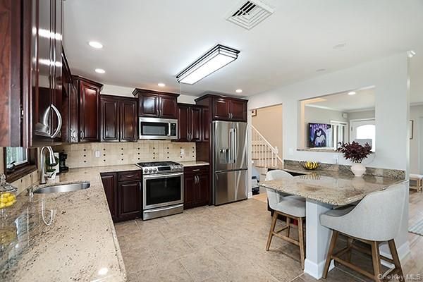 Interior, Kitchen, Recessed Lighting, Stainless Steel Appliances