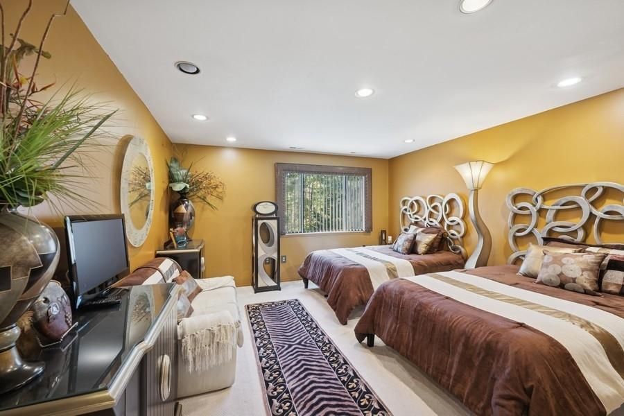 Bedroom, Interior, Recessed Lighting