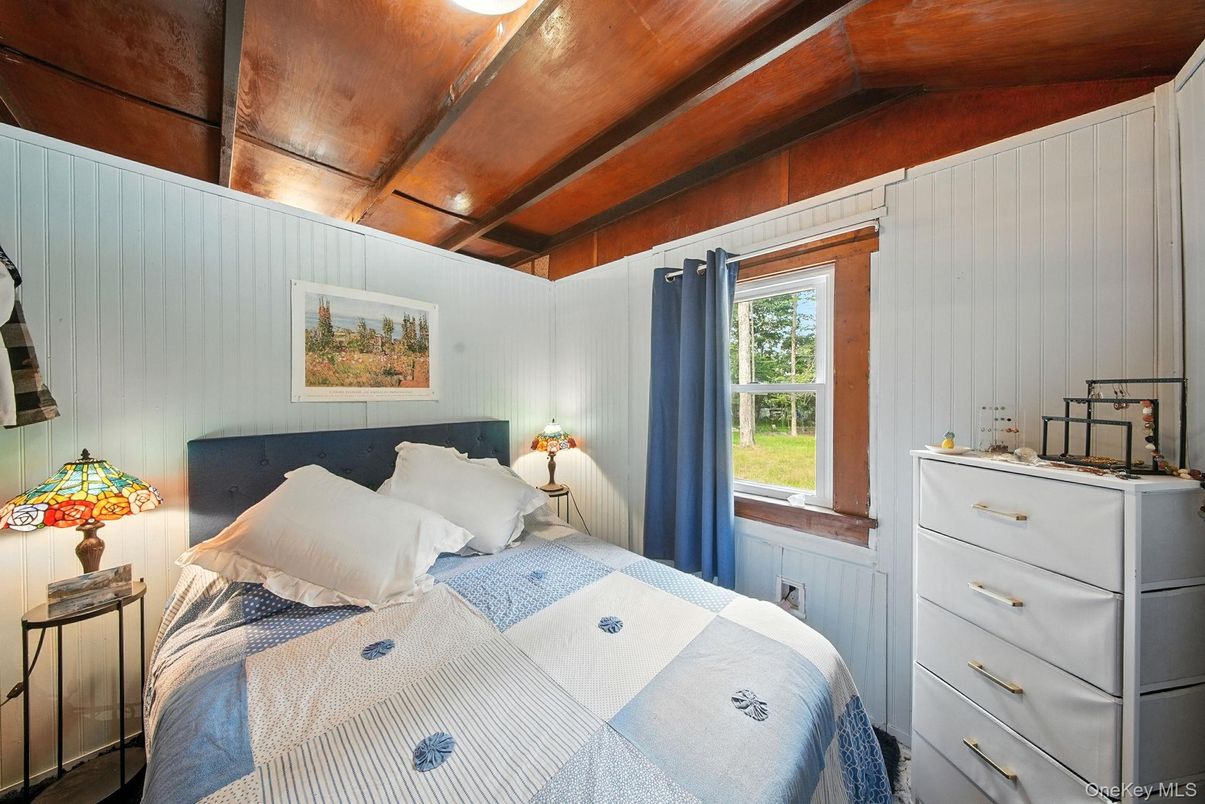 Bedroom, Interior, Recessed Lighting, Wooden Beams, Wooden Ceilings
