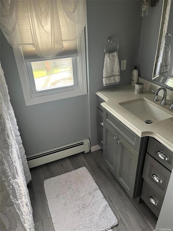 Bathroom, Interior, Wood Texture Flooring