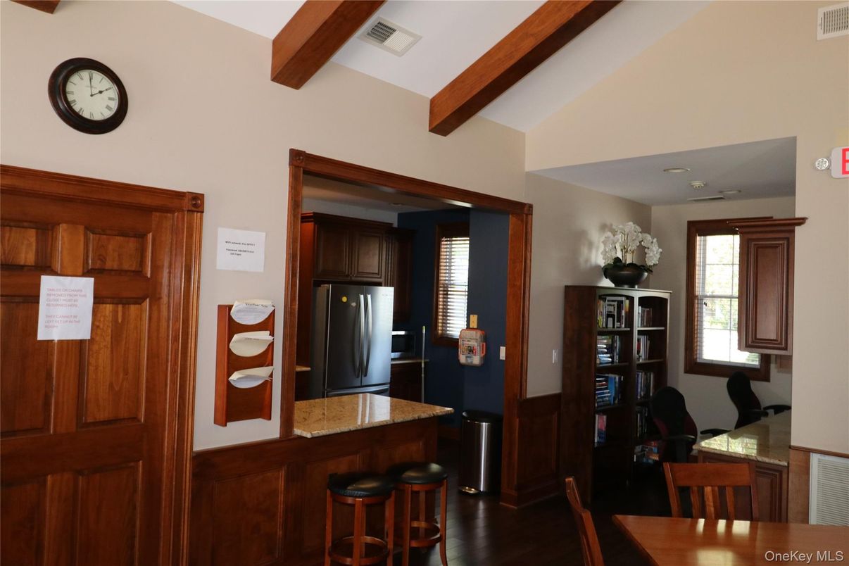 Interior, Kitchen, Wooden Beams, Wood Texture Flooring