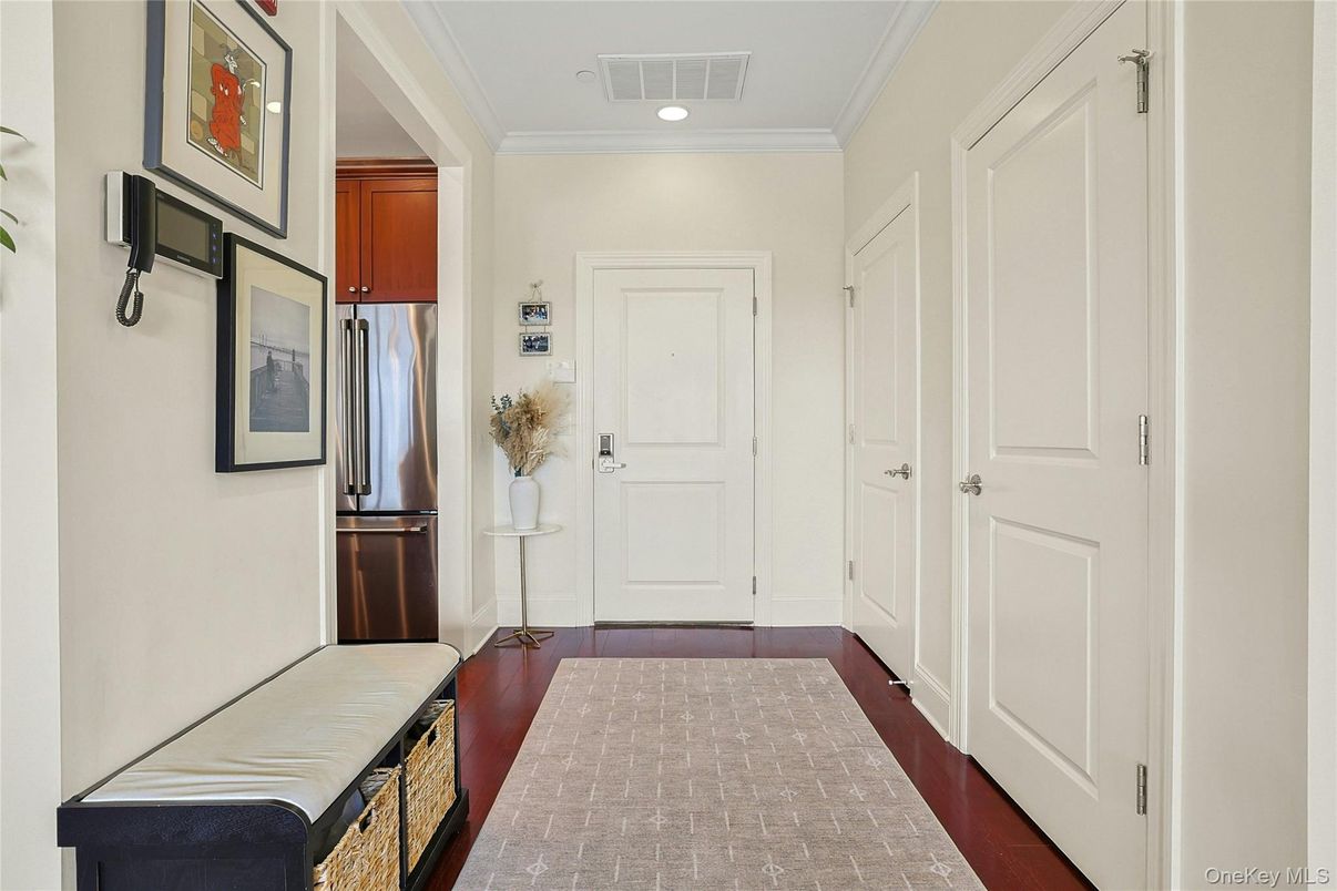 Interior, Recessed Lighting, Stainless Steel Appliances, Wood Texture Flooring