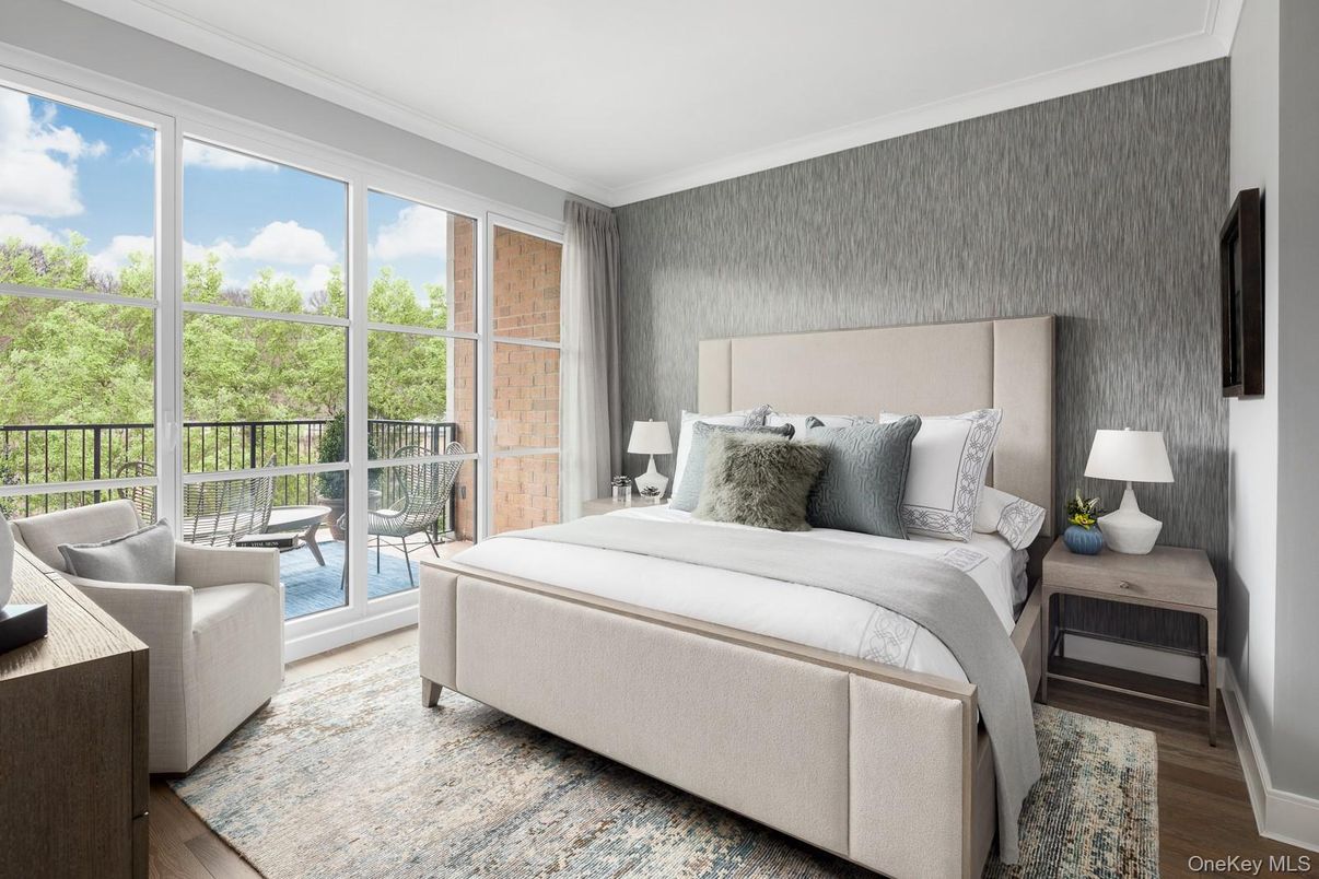 Bedroom, Interior, Wood Texture Flooring