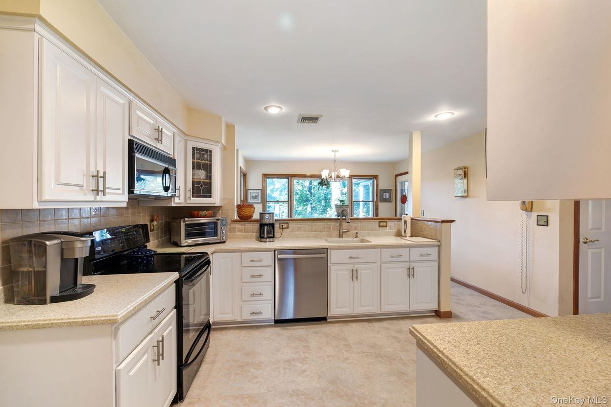 Chandelier, Interior, Kitchen, Recessed Lighting