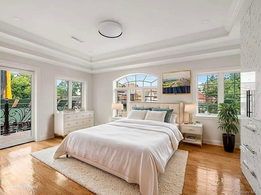 Bedroom, Interior, Wood Texture Flooring