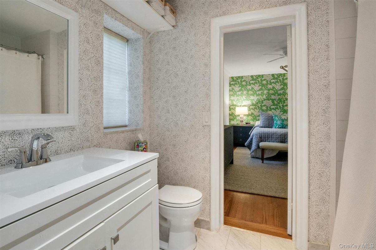 Bathroom, Interior, Marble, Wood Texture Flooring