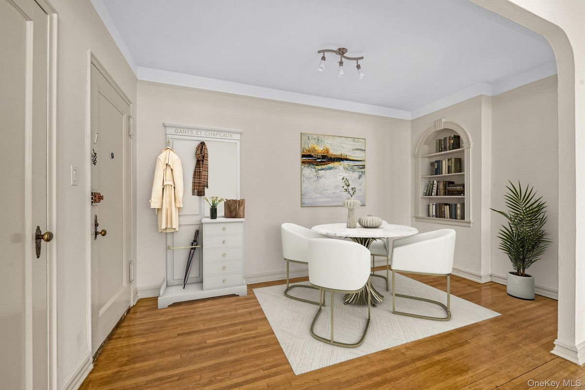 Dining room, Interior, Wood Texture Flooring