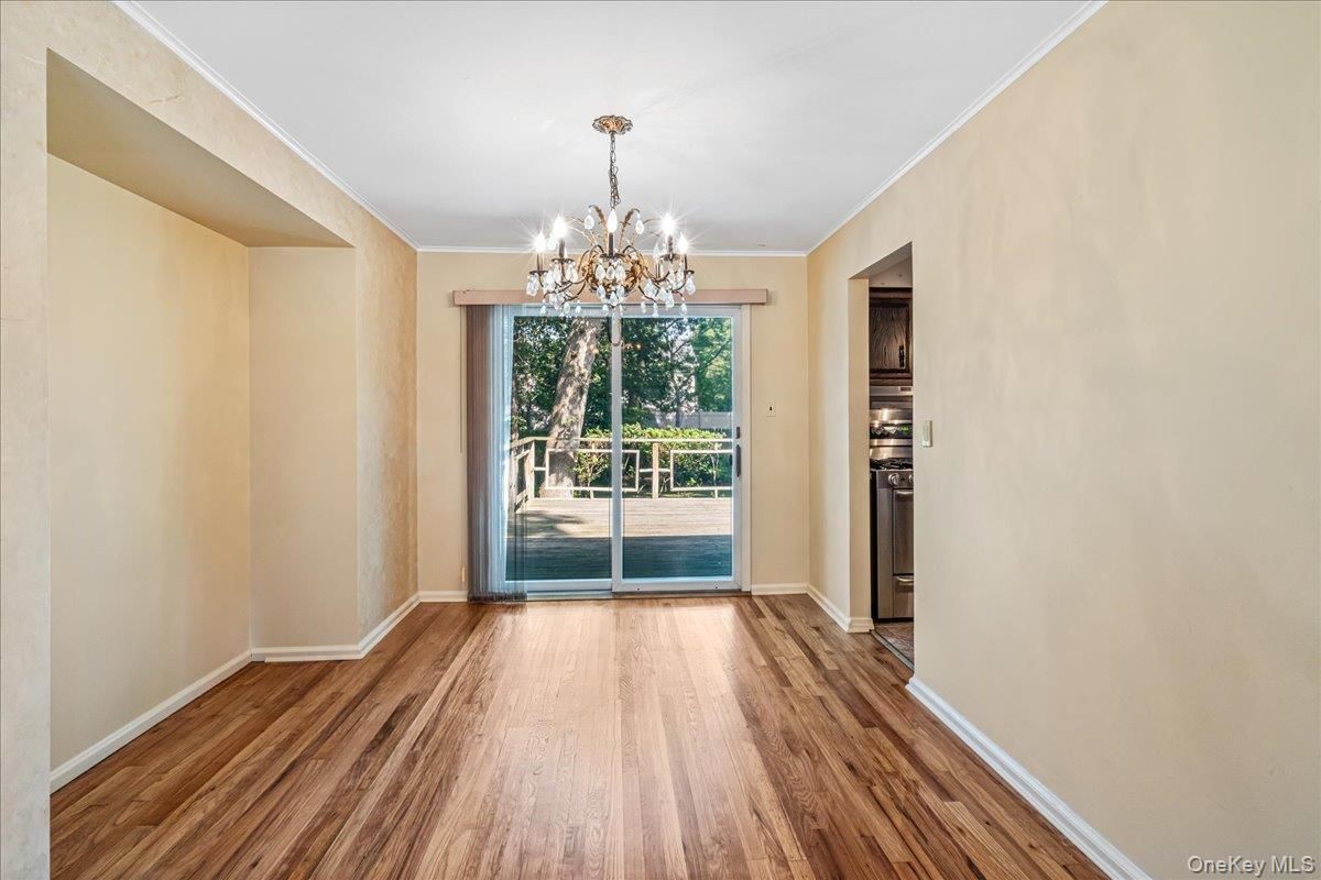 Chandelier, Empty room, Interior, Wood Texture Flooring