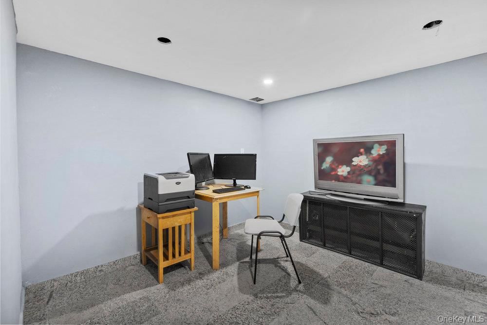 Home Office, Interior, Recessed Lighting