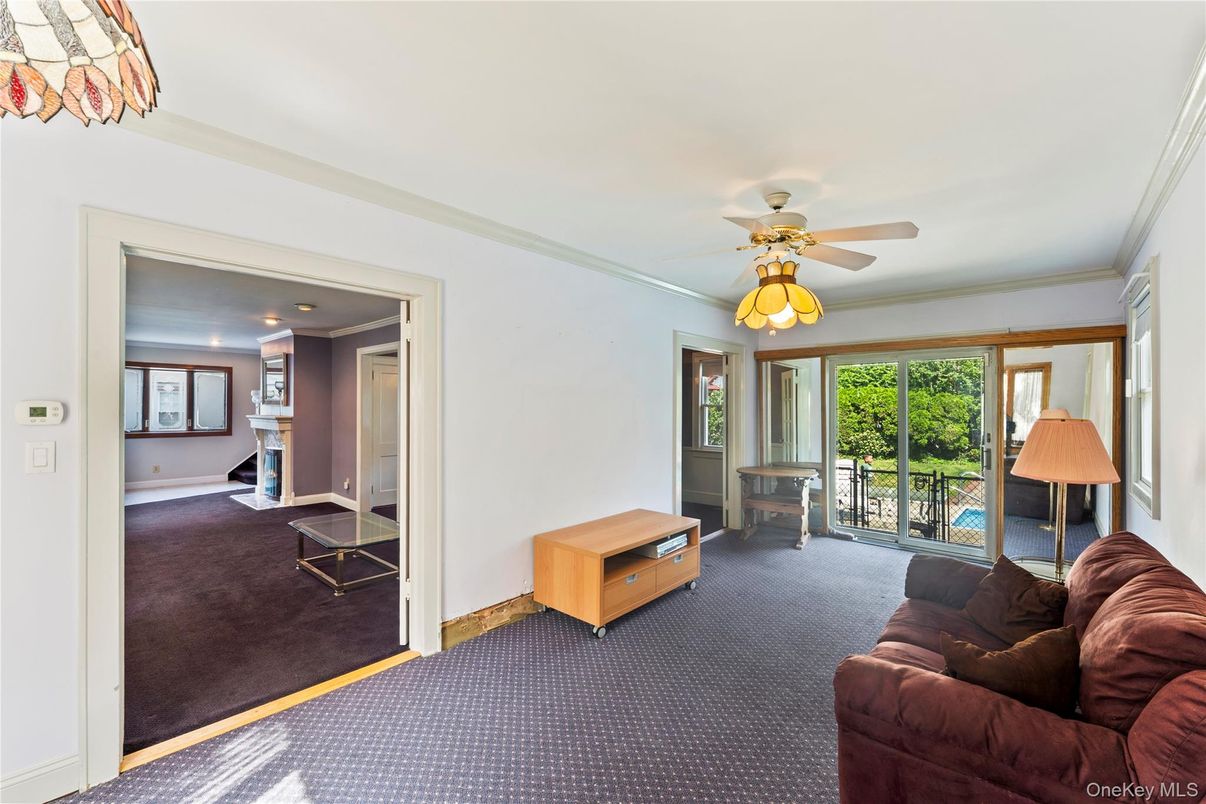 Interior, Living room, Recessed Lighting