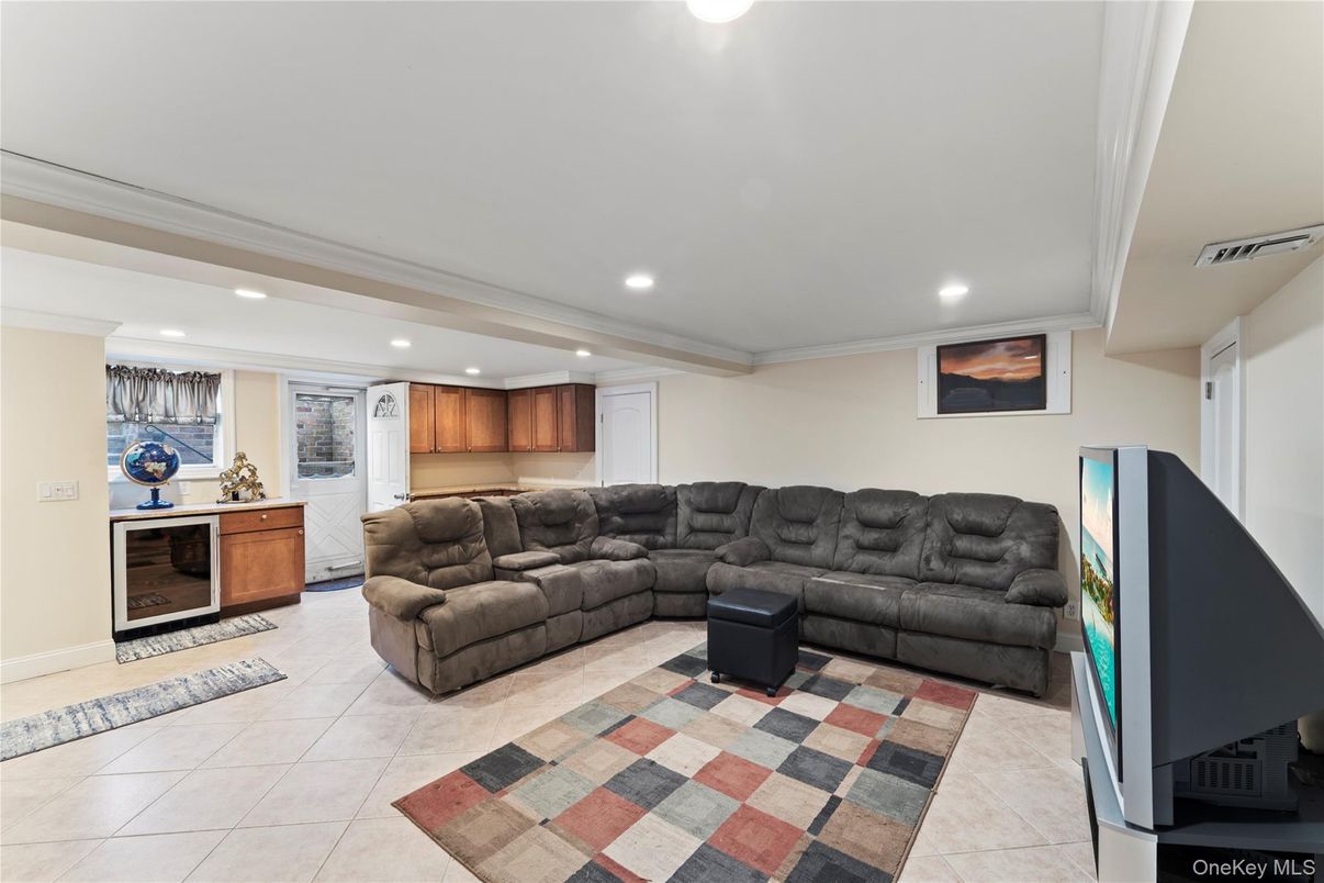 Interior, Living room, Recessed Lighting