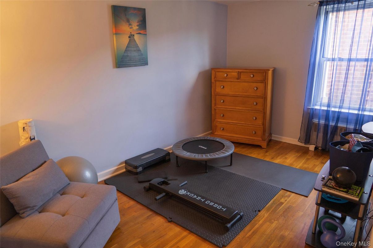 Fitness Equipment, Interior, Wood Texture Flooring
