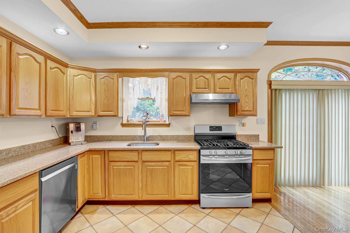 Interior, Kitchen, Recessed Lighting, Stainless Steel Appliances