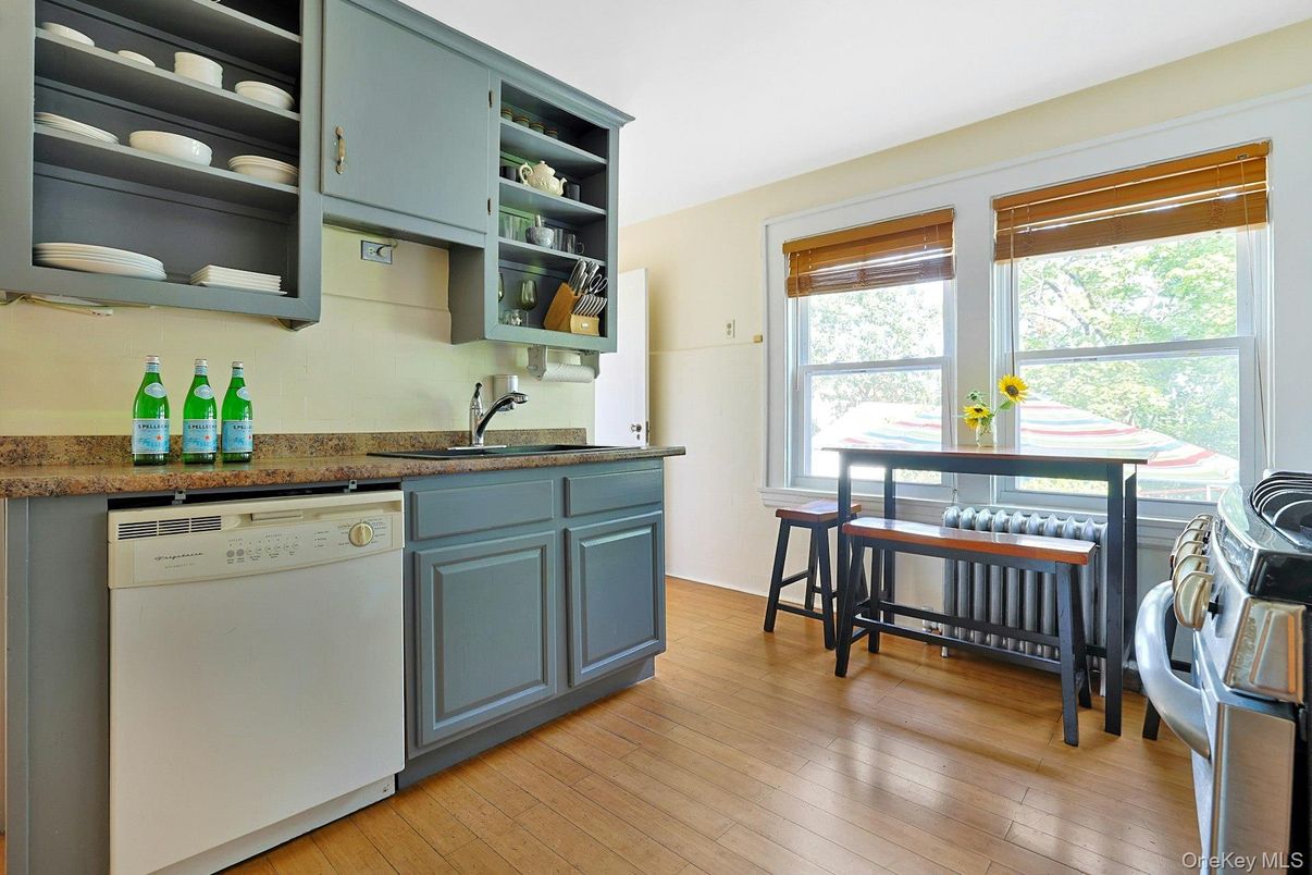 Interior, Kitchen, Wood Texture Flooring