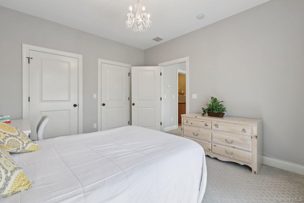 Bedroom, Chandelier, Interior