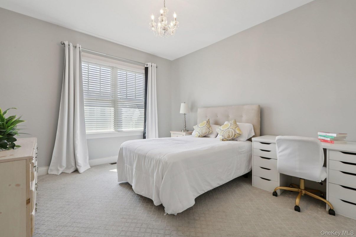 Bedroom, Chandelier, Home Office, Interior