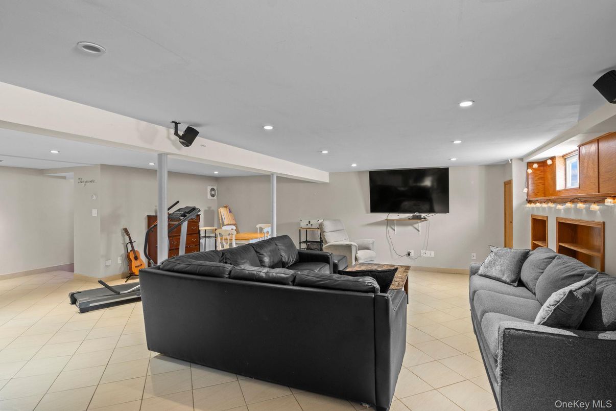 Interior, Living room, Recessed Lighting