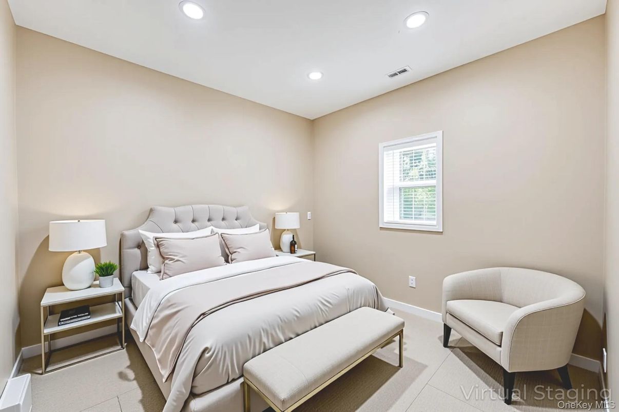 Bedroom, Interior, Recessed Lighting