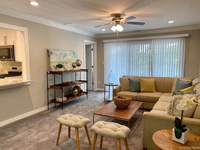 Interior, Living room, Recessed Lighting