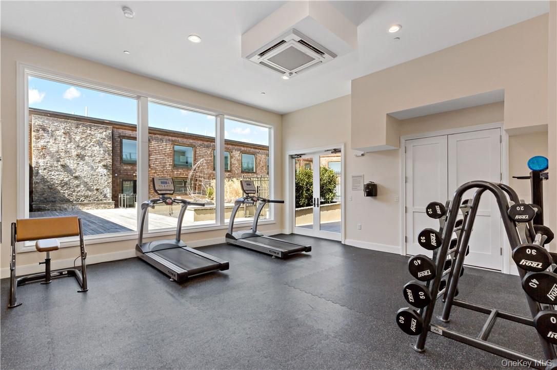 Fitness Equipment, Interior, Recessed Lighting