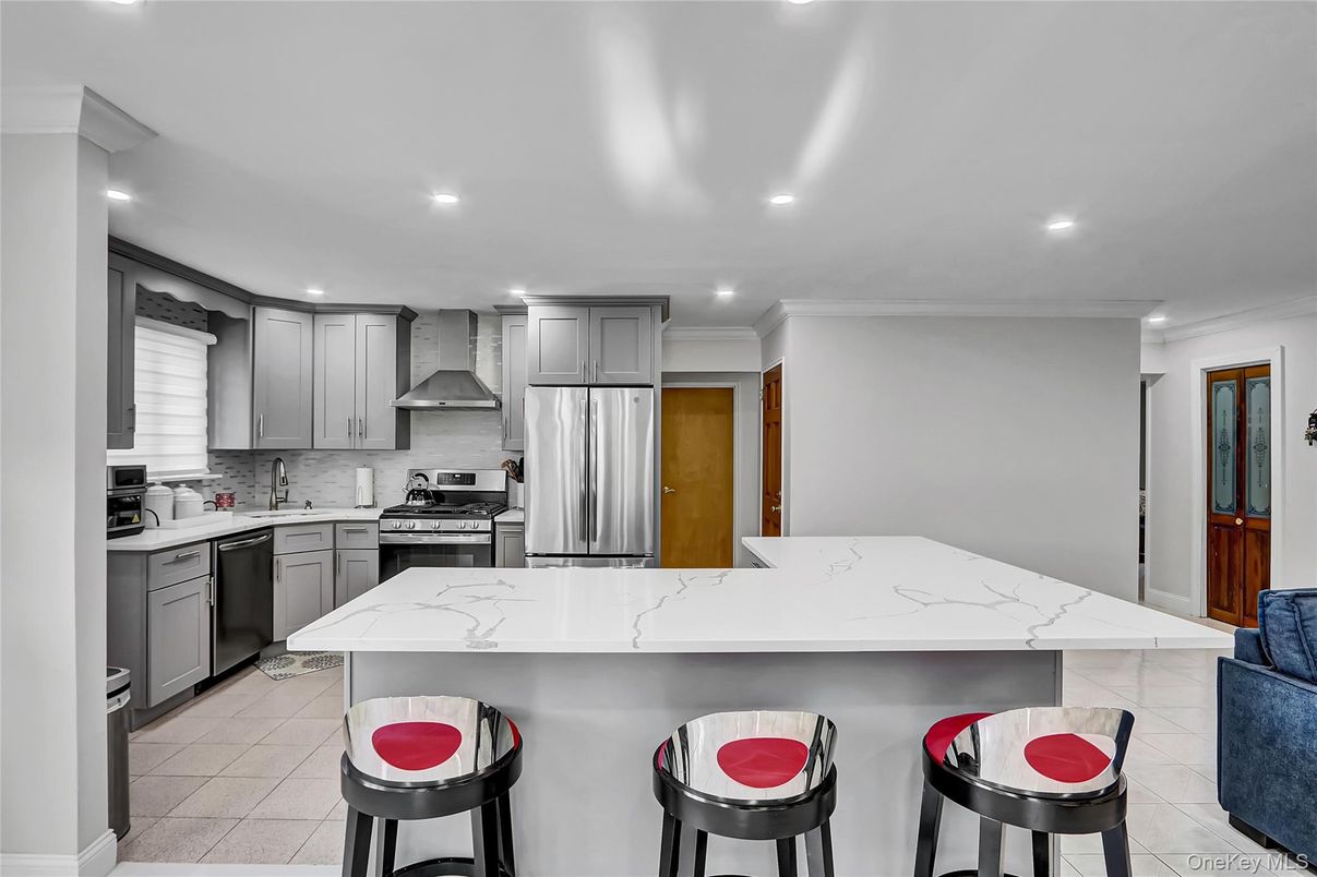 Interior, Kitchen, Recessed Lighting, Stainless Steel Appliances