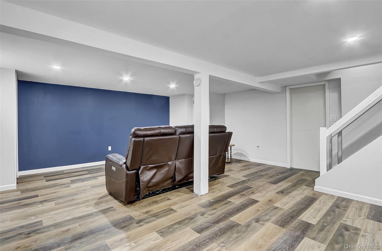 Home Theatre Room, Interior, Recessed Lighting, Theatre Room, Wood Texture Flooring