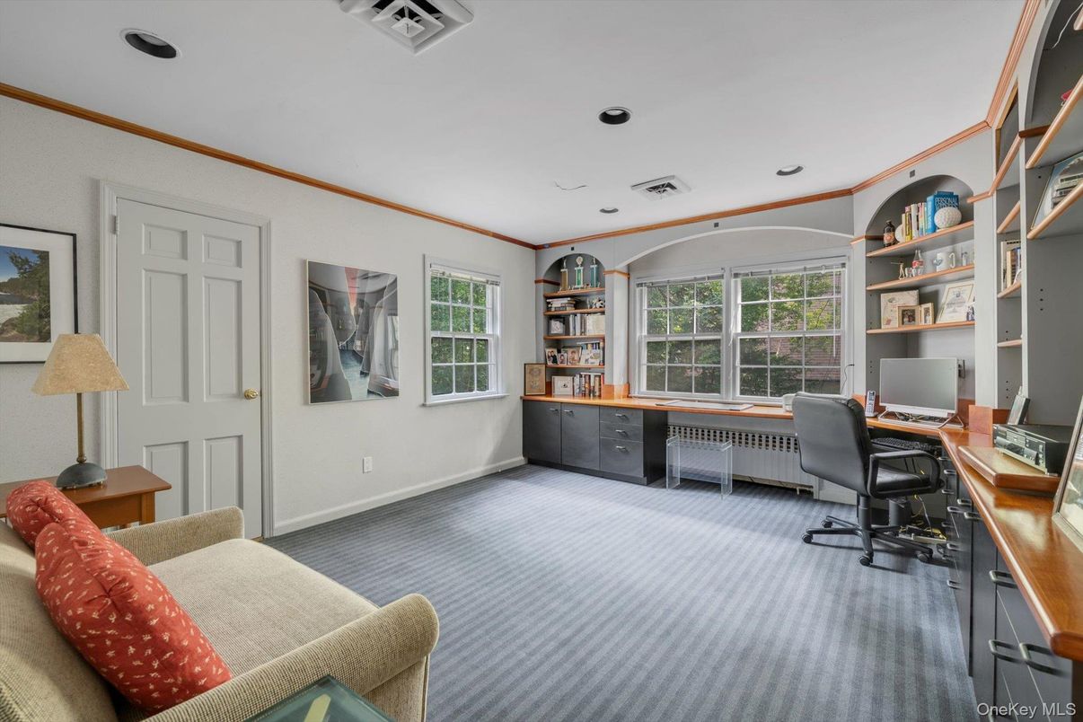 Home Office, Interior, Recessed Lighting