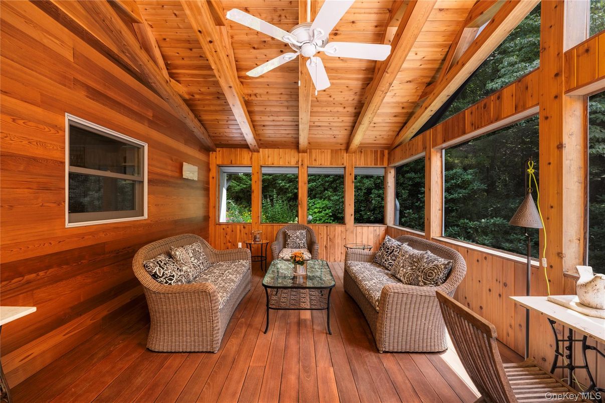 Interior, Living room, Sun Room, Wooden Beams, Wooden Ceilings, Wood Texture Flooring, Wooden Walls