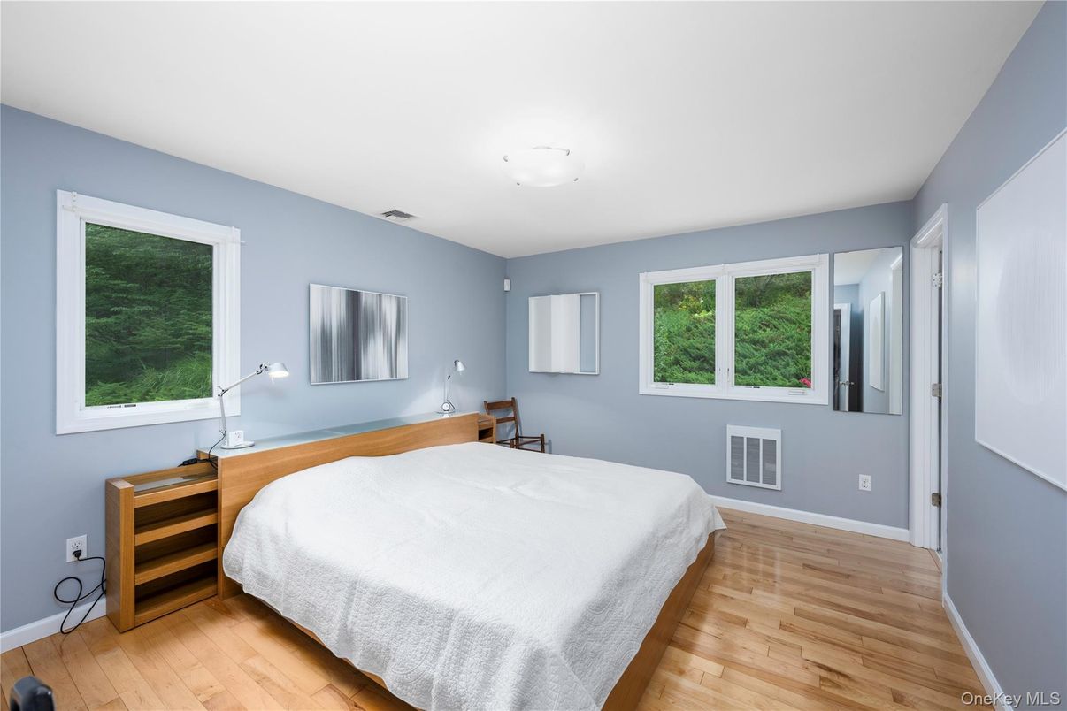 Bedroom, Interior, Wood Texture Flooring