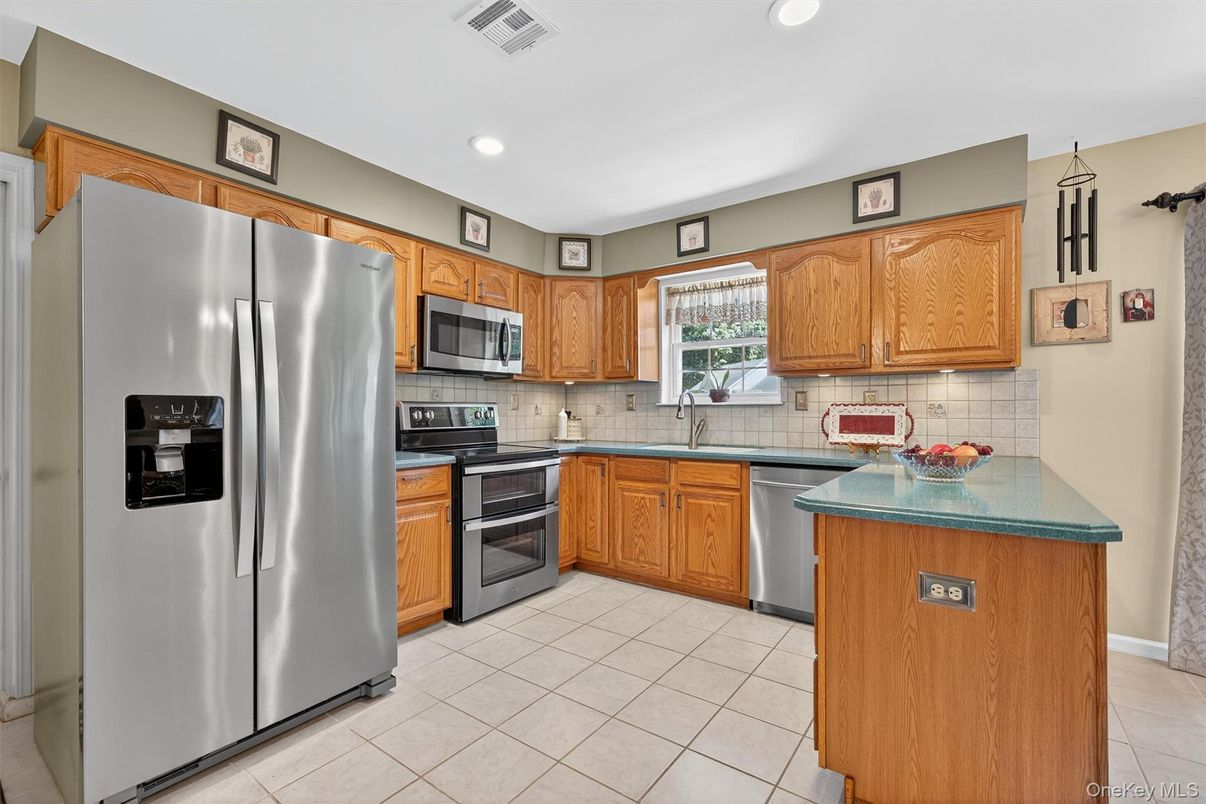 Interior, Kitchen, Recessed Lighting, Stainless Steel Appliances