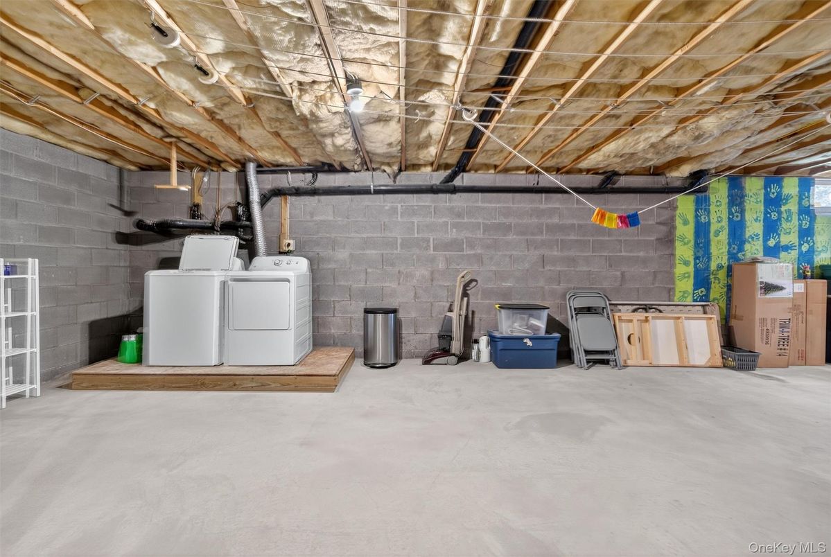 Interior, Stone Walls, Washer