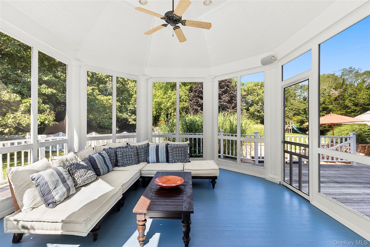 Interior, Sun Room, Wood Texture Flooring