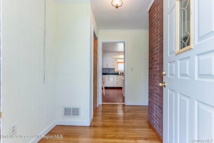 Interior, Stone Walls, Wood Texture Flooring