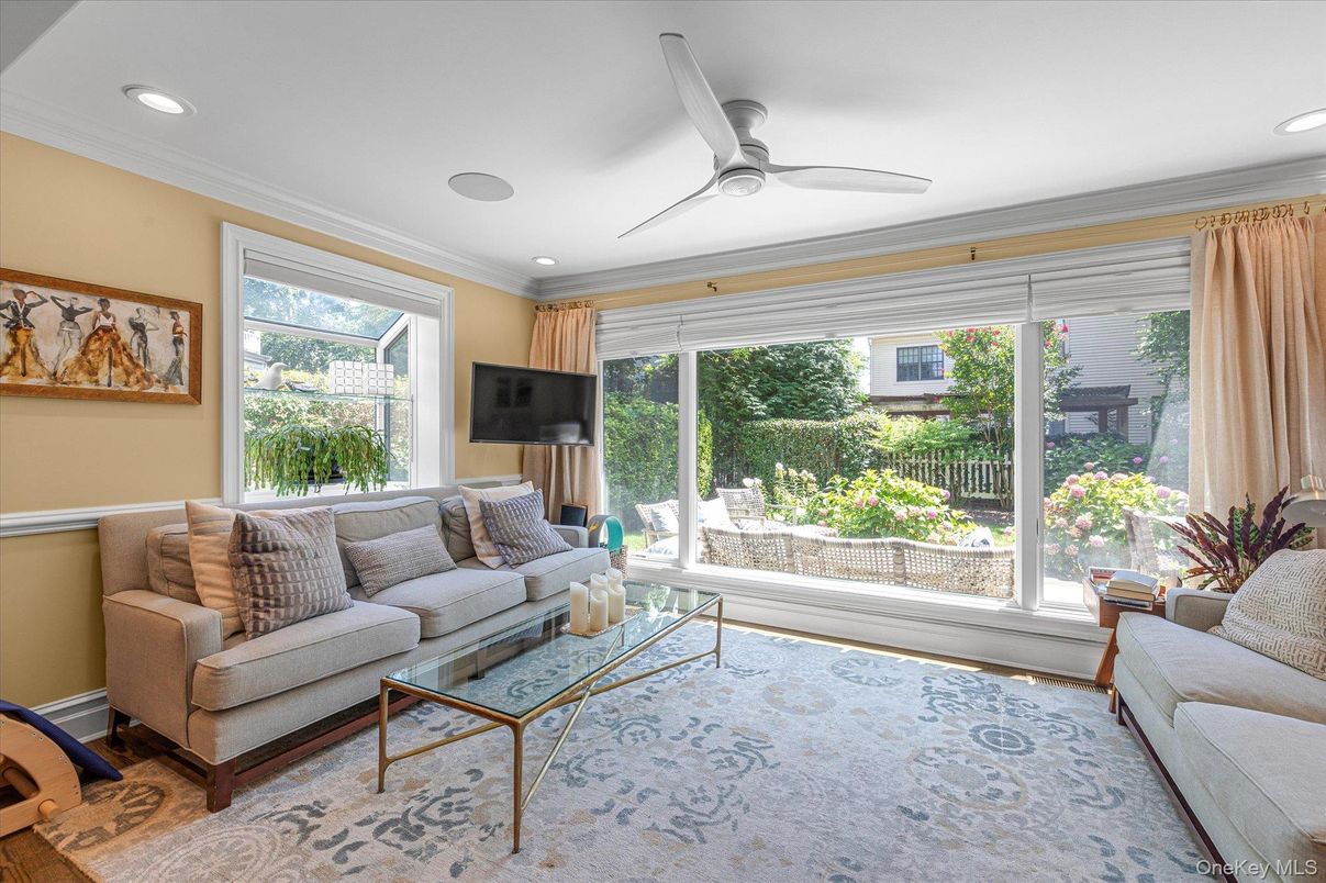 Interior, Living room, Recessed Lighting