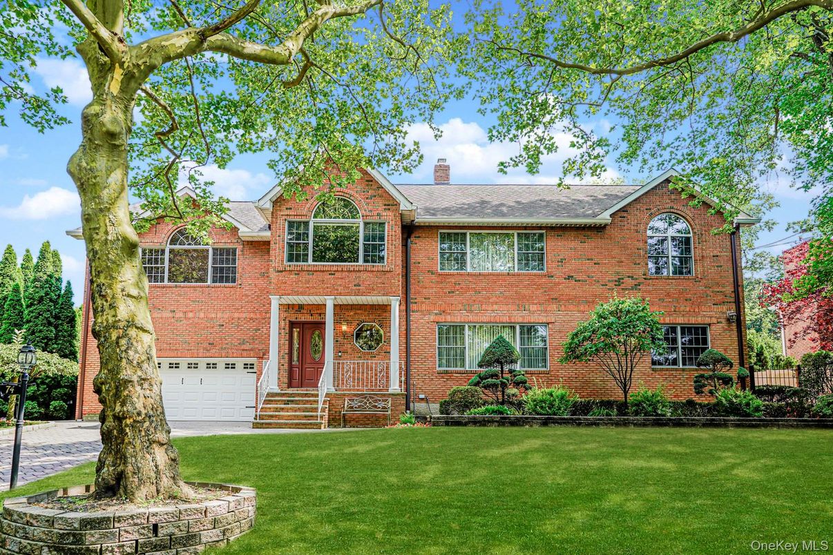 Attached, Exterior, Facade, Brick Facade, Tudor Revival