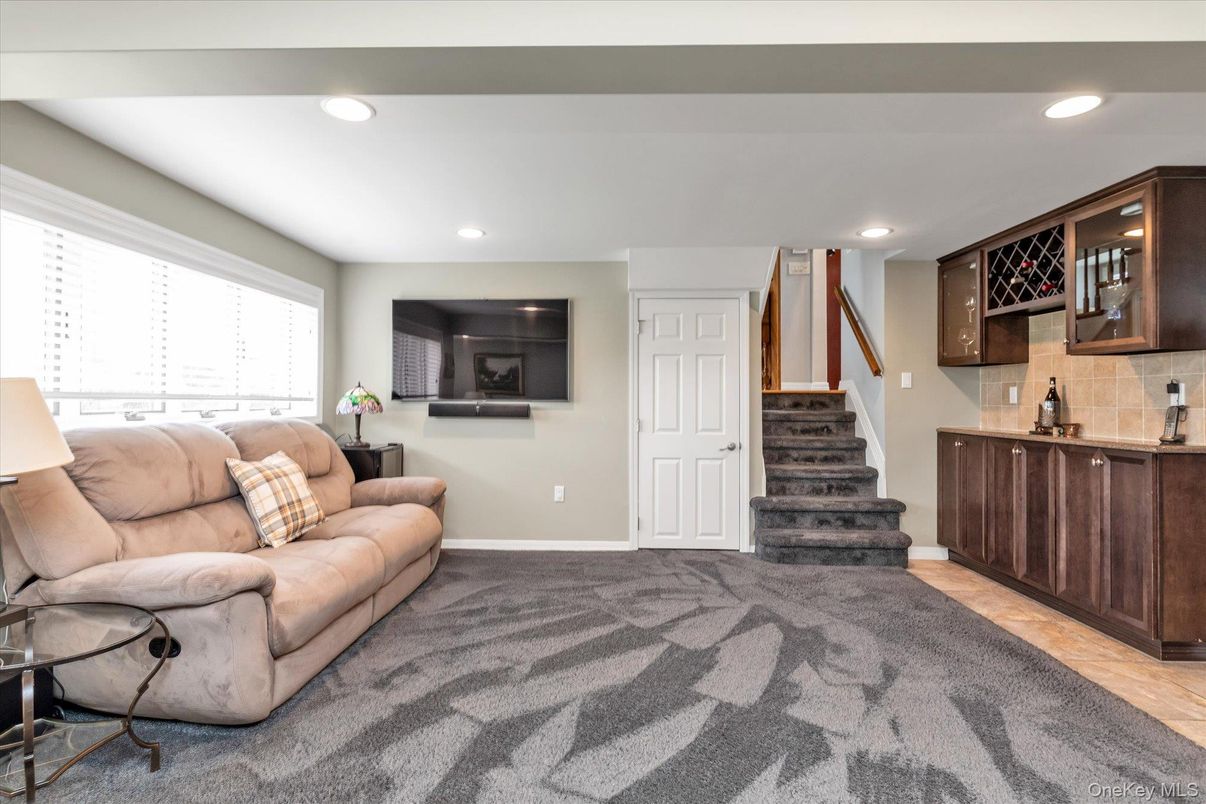 Interior, Living room, Recessed Lighting