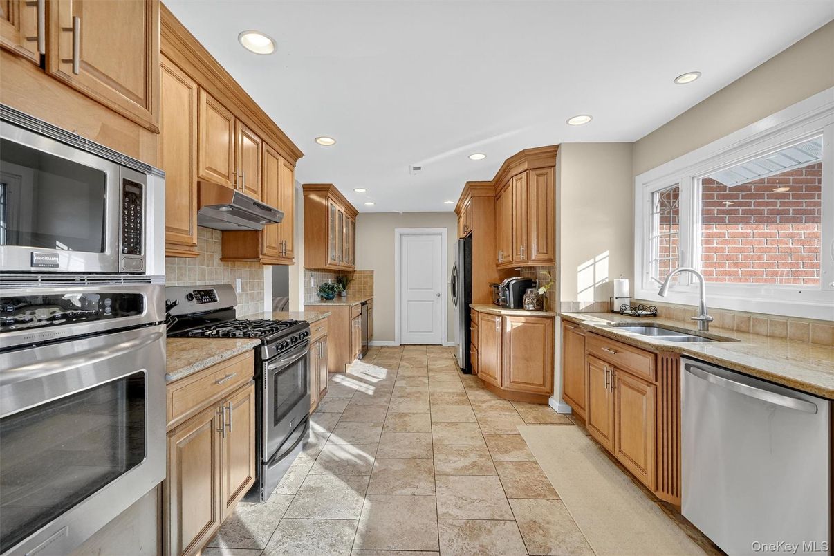 Interior, Kitchen, Recessed Lighting, Stainless Steel Appliances