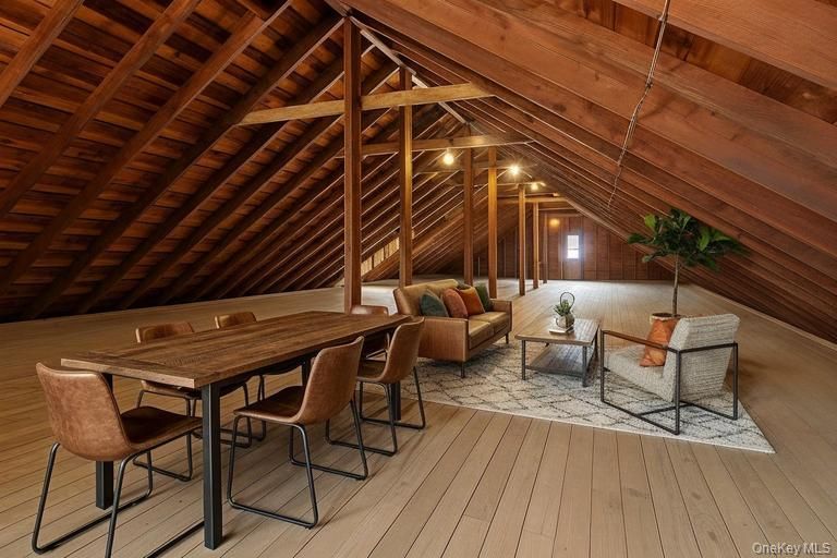 Dining room, Interior, Living room, Wooden Beams, Wooden Ceilings, Wood Texture Flooring, Wooden Walls
