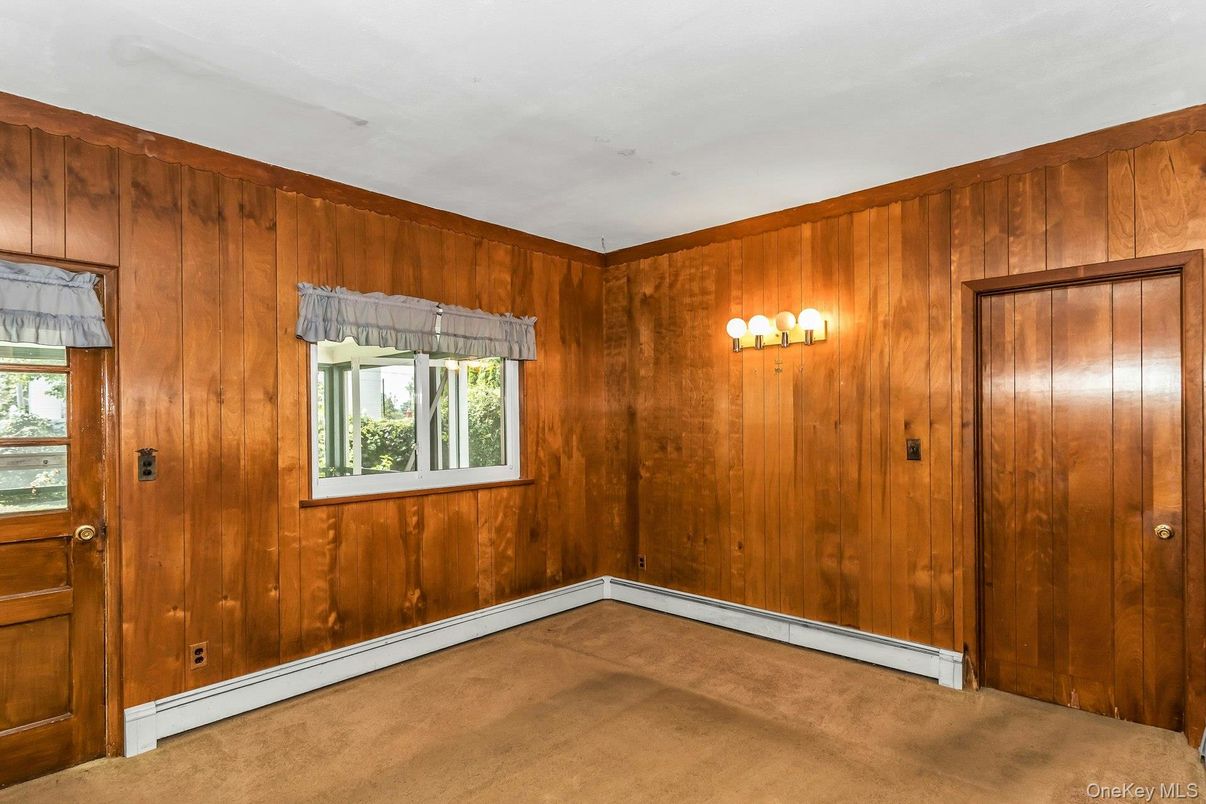 Empty room, Interior, Wooden Walls