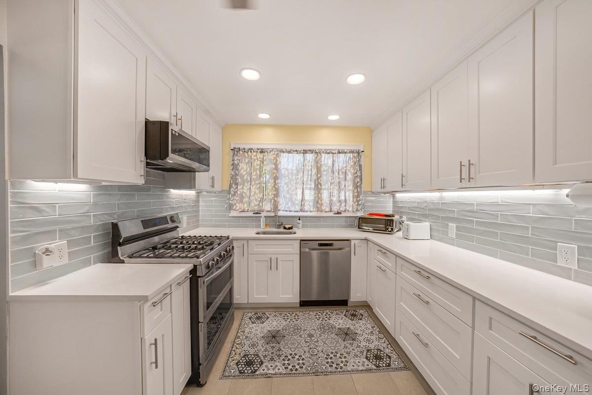Interior, Kitchen, Recessed Lighting, Stainless Steel Appliances