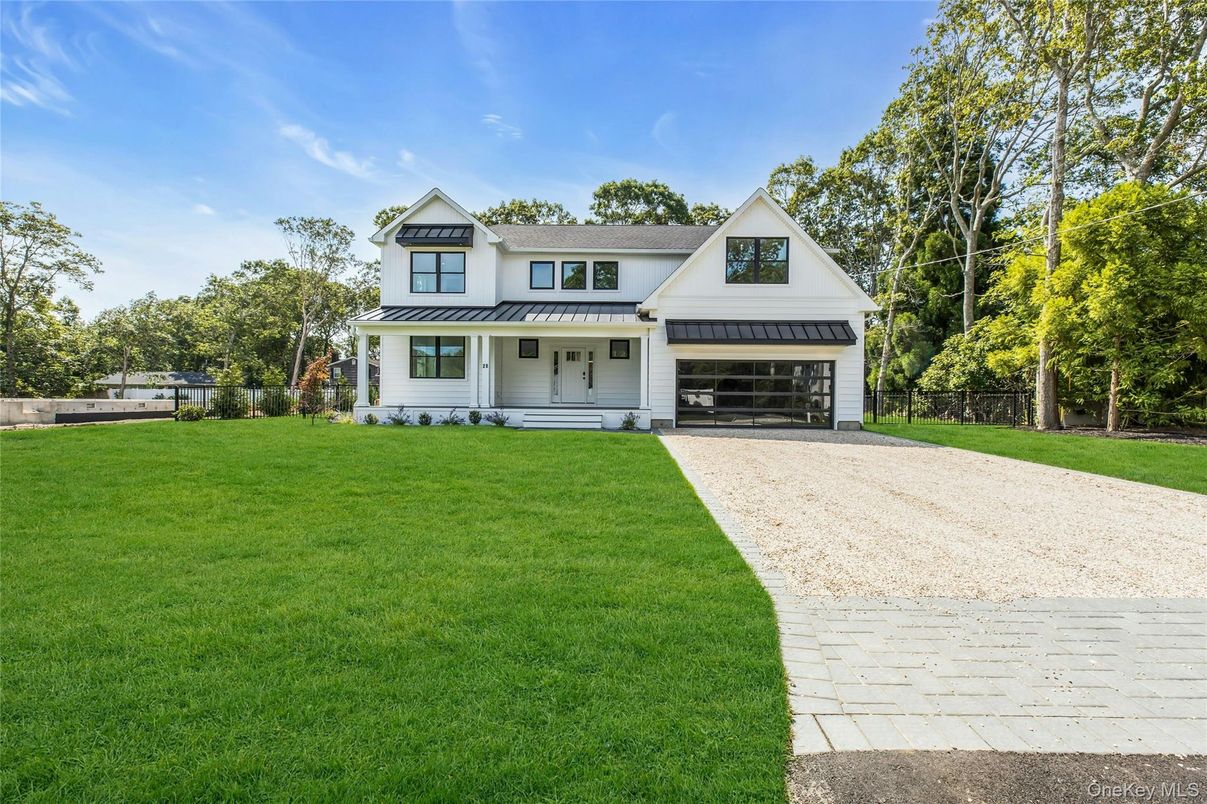 Attached, Backyard, Exterior, Facade, Farmhouse