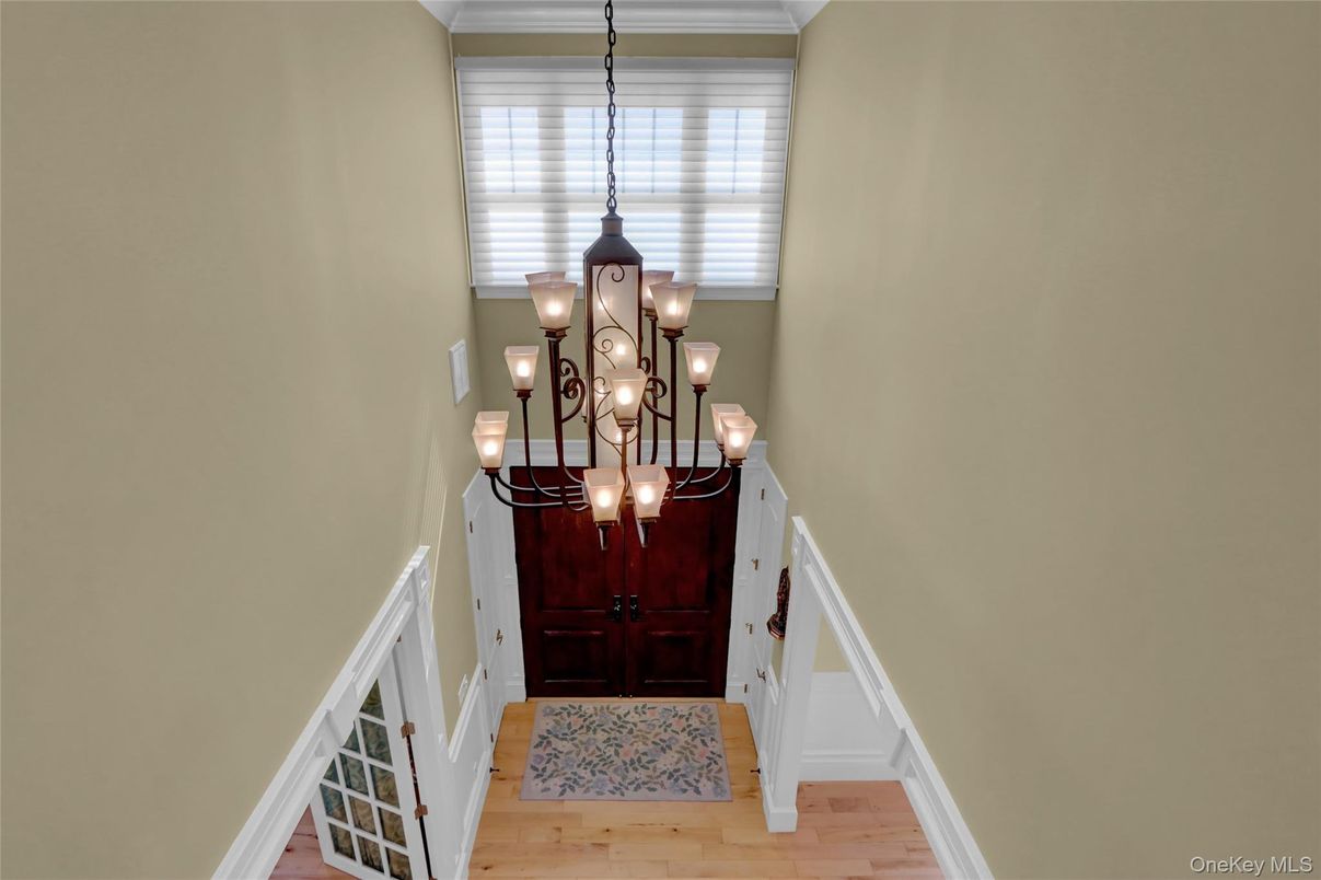 Chandelier, Interior, Wood Texture Flooring