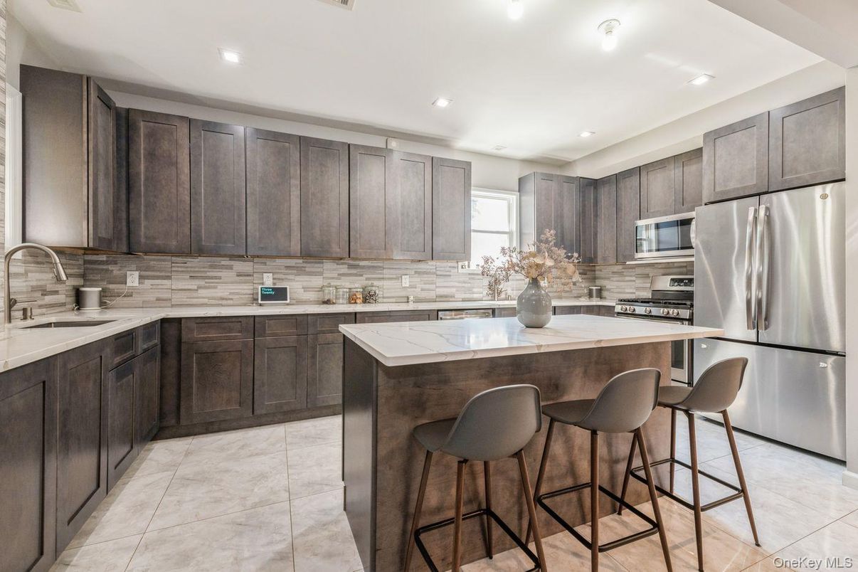 Interior, Kitchen, Recessed Lighting, Stainless Steel Appliances